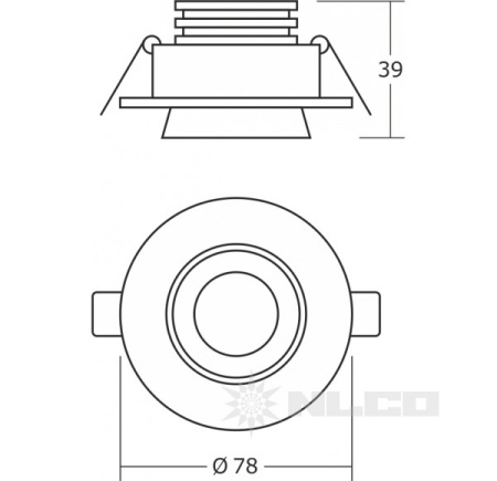 Светильник NLCO DRG4-18